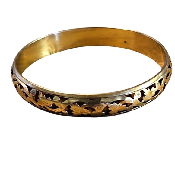 Vintage Gold-Tone Bracelet - Picture 1 of 6